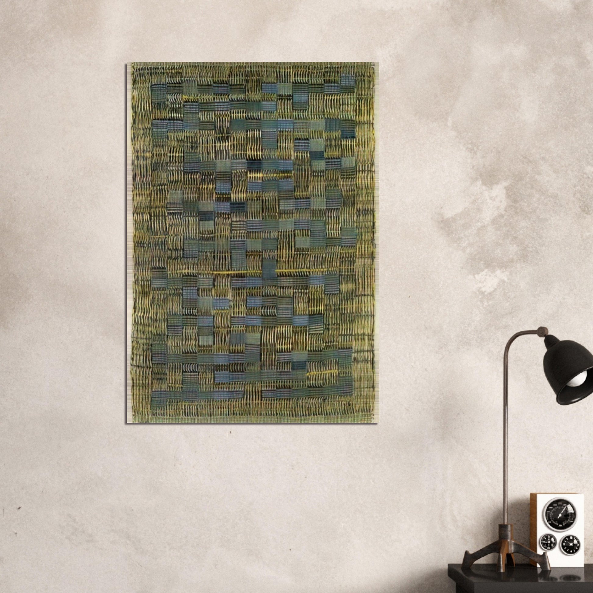 TIKAL 1958 - Anni Albers Brushed Aluminum Print - 70x100 cm / 28x40 inches | Anni Albers Aluminum Print | Anni Albers Prints
