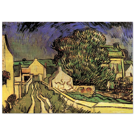 The House of Pere Pilon - Vincent van Gogh Brushed Aluminum Print - 70x100 cm / 28x40 inches | Vincent van Gogh Aluminum Print | Vincent van Gogh Prints