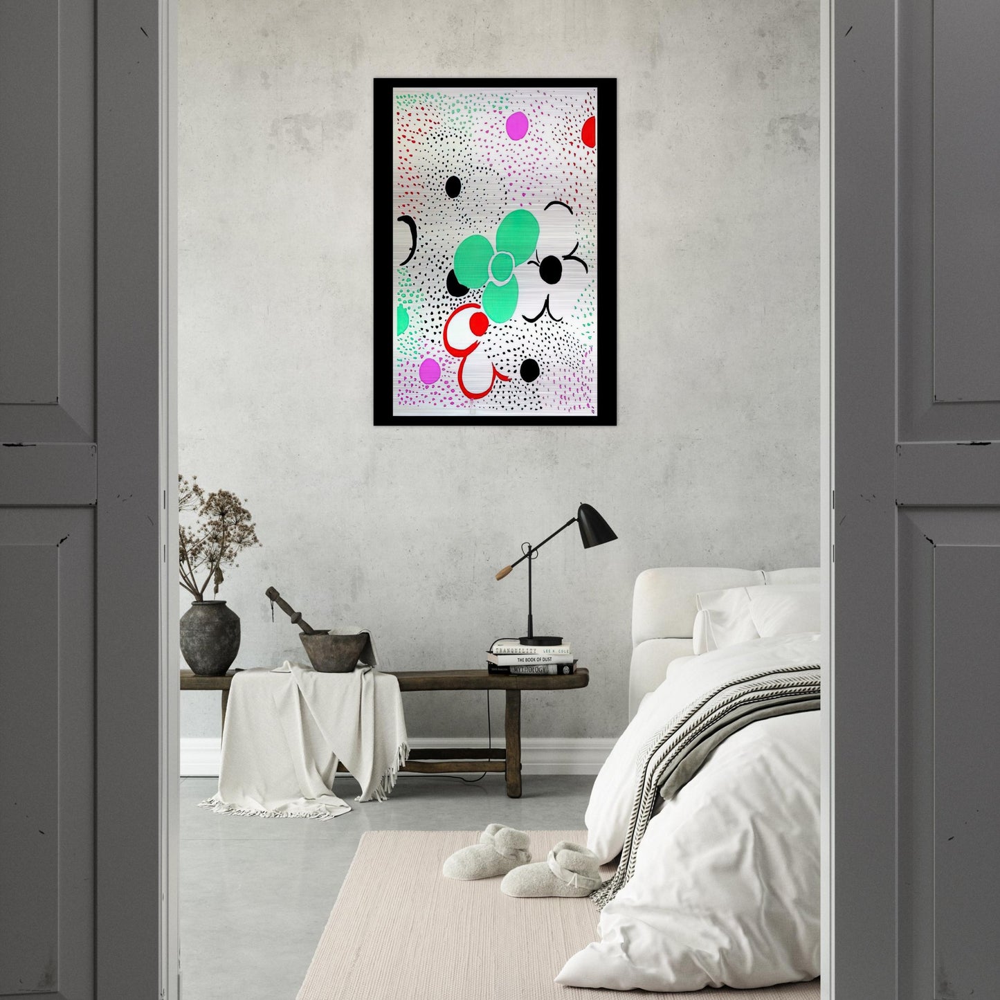 COMPOSITION - Sonia Delaunay Brushed Aluminum Print - 70x100 cm / 28x40 inches | Sonia Delaunay Aluminum Print | Sonia Delaunay Prints
