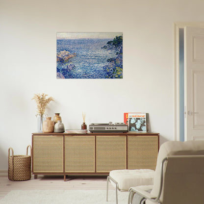 THE POINT OF ROSSIGNOL 1904 - Theo van Rysselberghe Brushed Aluminum Print - 70x100 cm / 28x40 inches | Theo van Rysselberghe Aluminum Print | Theo van Rysselberghe Prints