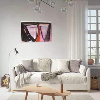 Composition - 1980 - Bram van Velde Brushed Aluminum Print - 70x100 cm / 28x40 inches | Bram van Velde Aluminum Print | Bram van Velde Prints