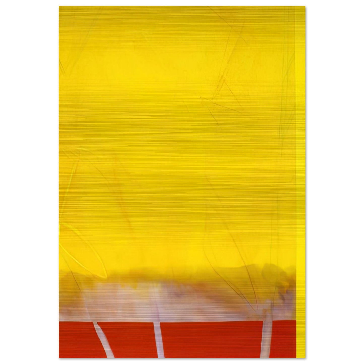 Edge Of Autumn - 1989 - Ronnie Landfield Brushed Aluminum Print - 70x100 cm / 28x40 inches | Ronnie Landfield Aluminum Print | Ronnie Landfield Prints