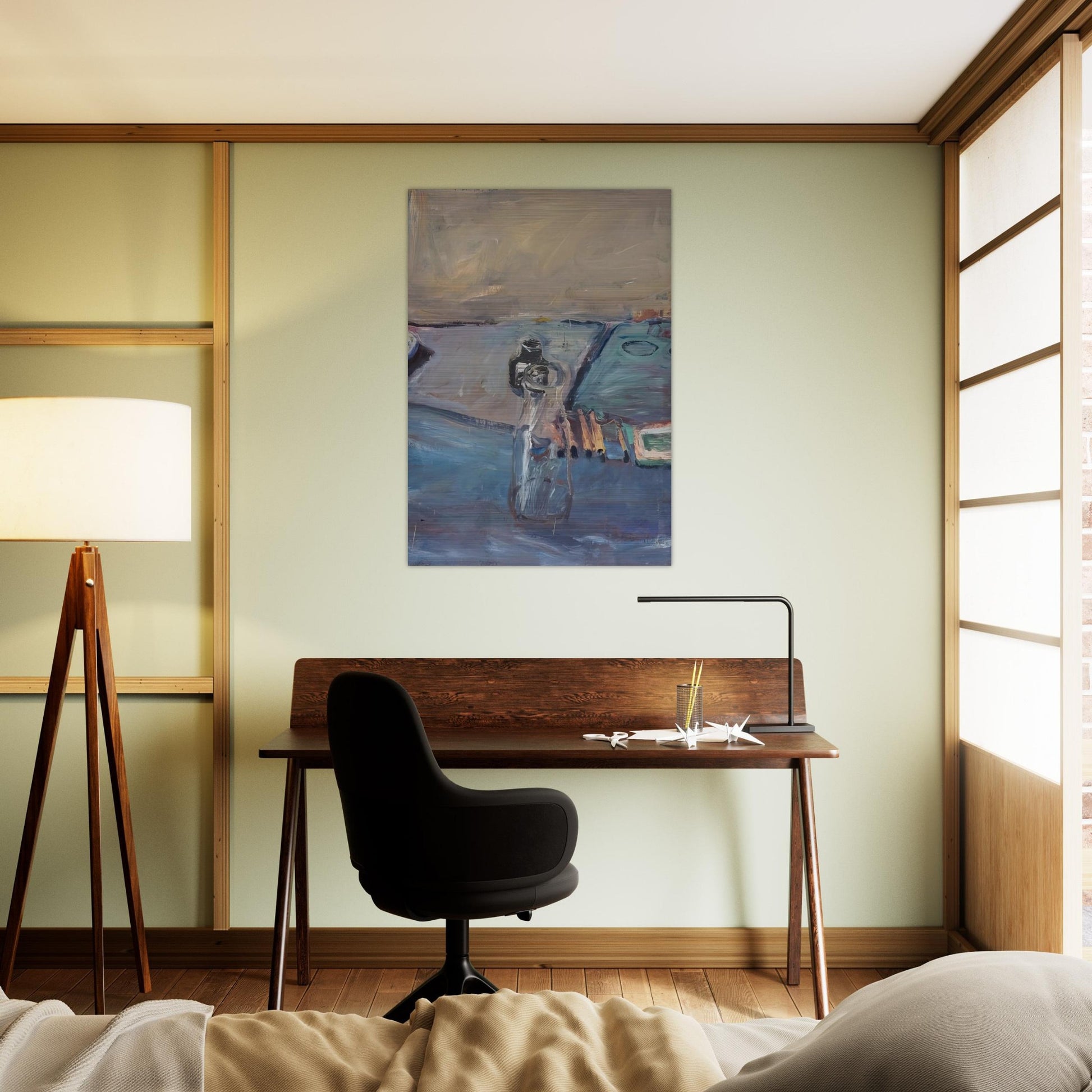 Bottles - Richard Diebenkorn Brushed Aluminum Print - 70x100 cm / 28x40 inches | Richard Diebenkorn Aluminum Print | Richard Diebenkorn Prints