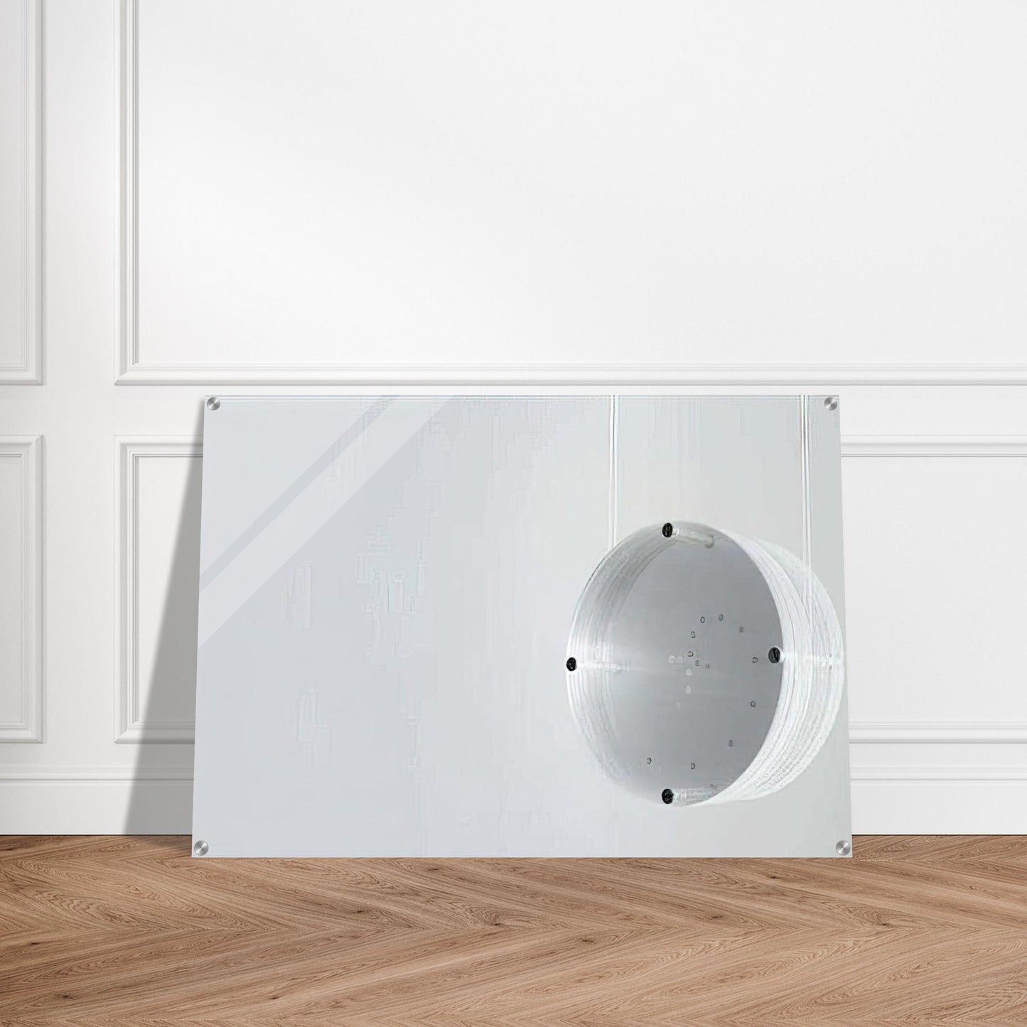 Disco Zero - 1971 - Mira Schendel Acrylic Print - 70x100 cm / 28x40″ inches