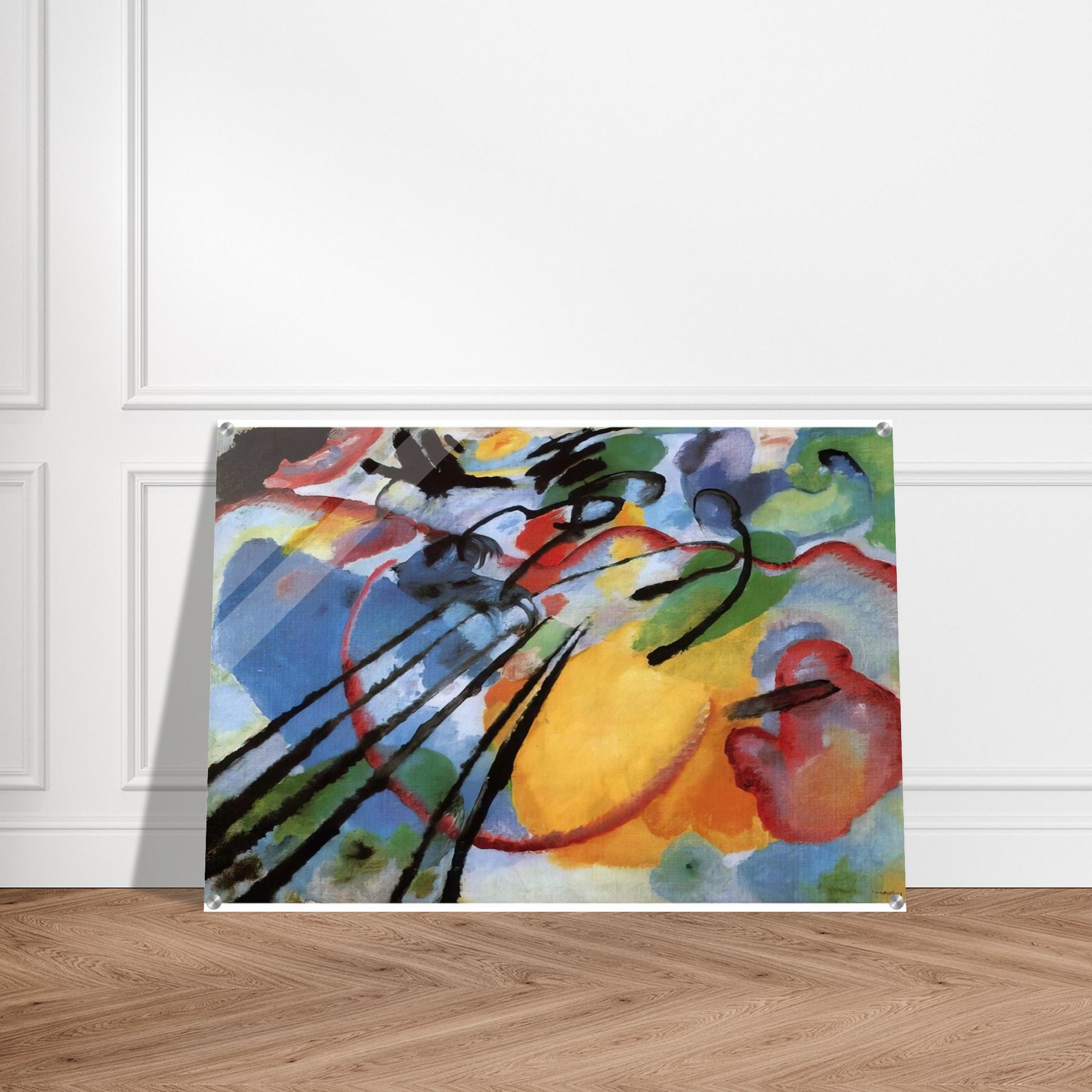 IMPROVISATION 26 ROWING 1912 - Wassily Kandinsky Acrylic Print - 70x100 cm / 28x40″ inches