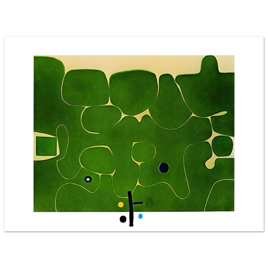 Victor Pasmore - Il Labirinto della Psiche - 1986  75x100 cm / 30x40inches Fine Art Poster