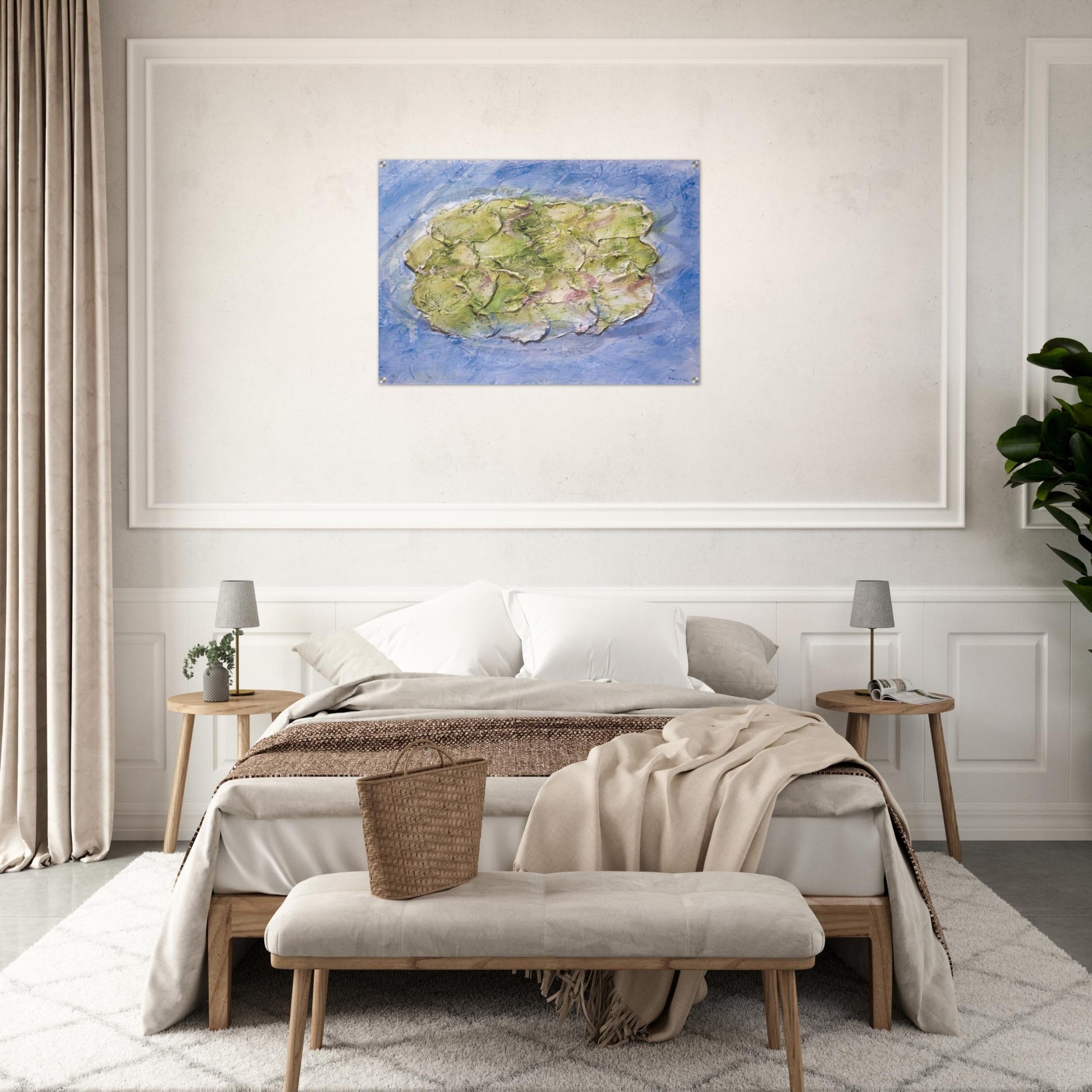 Frog Pond - 1957 - Piero Manzoni Acrylic Print - 70x100 cm / 28x40″ inches