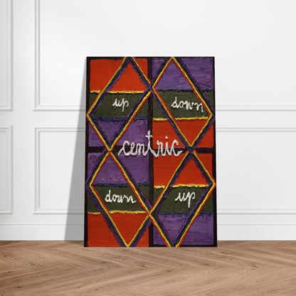 Interlacing Colors I - 1959 - Alfred Jensen Brushed Aluminum Print - 70x100 cm / 28x40 inches | Alfred Jensen Aluminum Print | Alfred Jensen Prints