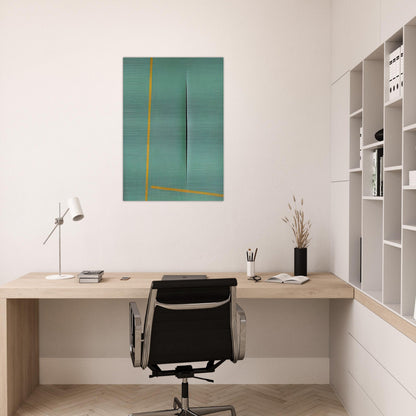 Concept Spatiale - 1964 - Lucio Fontana Brushed Aluminum Print - 70x100 cm / 28x40 inches | Lucio Fontana Aluminum Print | Lucio Fontana Prints