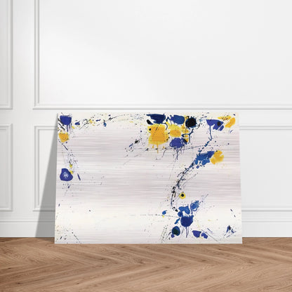 Foot Print - Sam Francis Brushed Aluminum Print - 70x100 cm / 28x40 inches | Sam Francis Aluminum Print | Sam Francis Prints