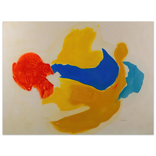 Helen Frankenthaler - Blue Jay - 1963  United States Wall art - 13x18 cm / 5x7 Inches - Fine Art Poster - -