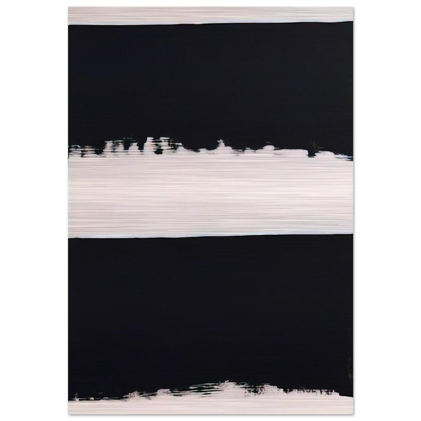 Gouache 2004 B-7 - 2004 - Pierre Soulages Brushed Aluminum Print - 70x100 cm / 28x40 inches | Pierre Soulages Aluminum Print | Pierre Soulages Prints