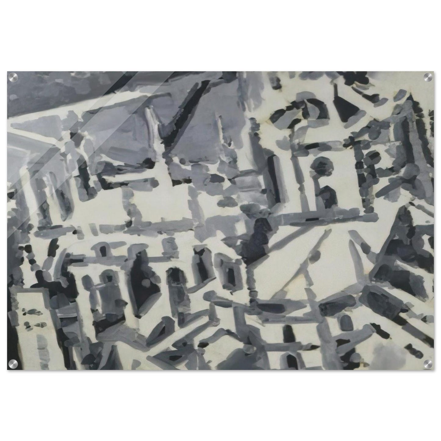 TOWNSCAPE M9 1968 - Gerhard Richter Acrylic Print - 70x100 cm / 28x40″ inches