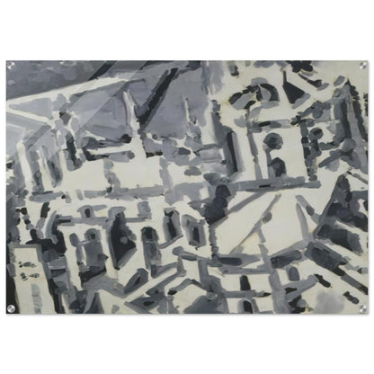 TOWNSCAPE M9 1968 - Gerhard Richter Acrylic Print - 70x100 cm / 28x40″ inches