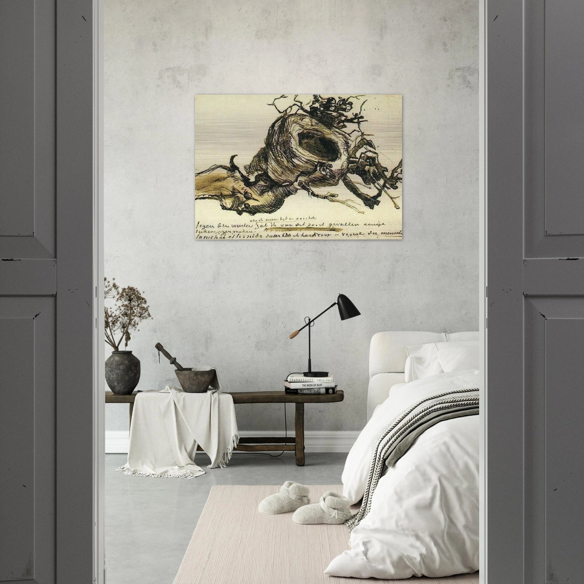 Bird's Nest - Vincent van Gogh Brushed Aluminum Print - 70x100 cm / 28x40 inches | Vincent van Gogh Aluminum Print | Vincent van Gogh Prints