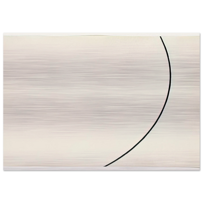 Curve - Ellsworth Kelly Brushed Aluminum Print - 70x100 cm / 28x40 inches | Ellsworth Kelly Aluminum Print | Ellsworth Kelly Prints
