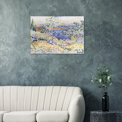 Lavender - Henri-Edmond Cross Brushed Aluminum Print - 70x100 cm / 28x40 inches | Henri-Edmond Cross Aluminum Print | Henri-Edmond Cross Prints