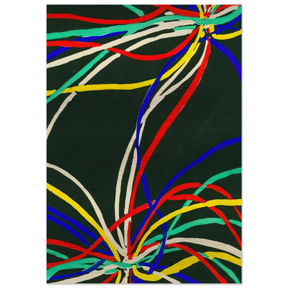 COMPOSITIONS COULEURS IDEES - Sonia Delaunay Brushed Aluminum Print - 70x100 cm / 28x40 inches | Sonia Delaunay Aluminum Print | Sonia Delaunay Prints