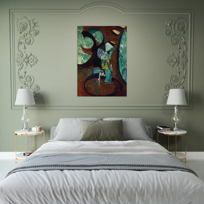 GARDEN AT ISSY - Henri Matisse Brushed Aluminum Print - 70x100 cm / 28x40 inches | Henri Matisse Aluminum Print | Henri Matisse Prints