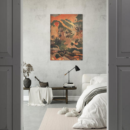 LANDSCAPE WITH BROOK BROOK WITH ALOES 1907 - Henri Matisse Brushed Aluminum Print - 70x100 cm / 28x40 inches | Henri Matisse Aluminum Print | Henri Matisse Prints