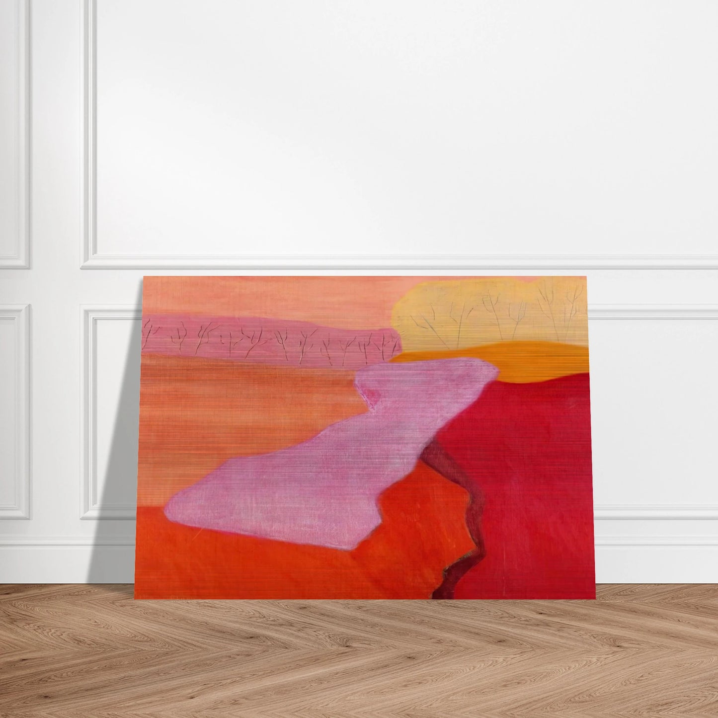Shapes of Spring - 1952 - Milton Avery Brushed Aluminum Print - 70x100 cm / 28x40 inches | Milton Avery Aluminum Print | Milton Avery Prints