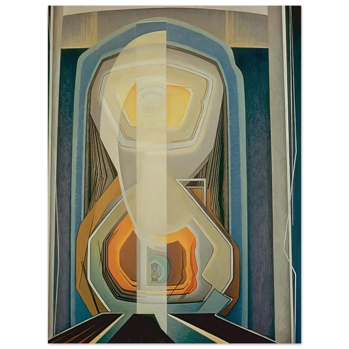 Lawren Harris - Abstract Painting #20 - 1942  75x100 cm / 30x40inches Fine Art Poster