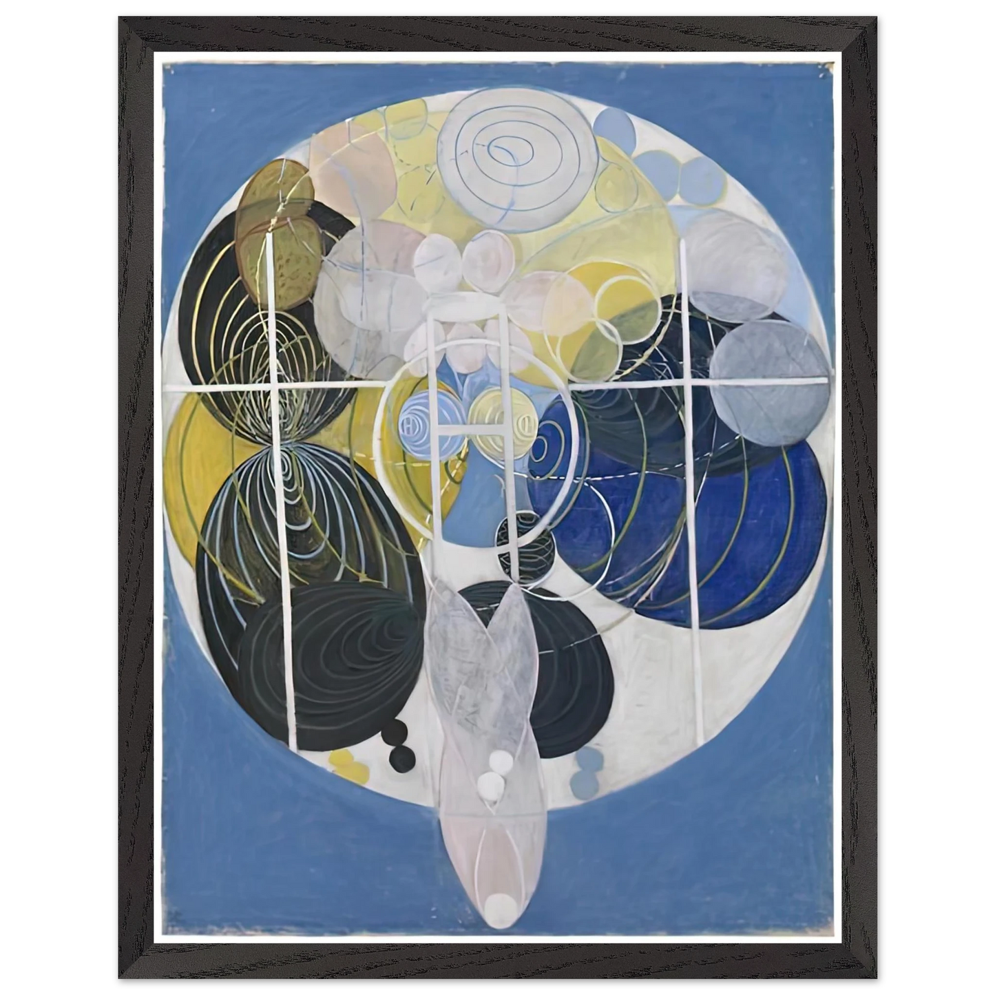 Hilma af Klint - THE LARGE FIGURE PAINTINGS NR 5 1907 Wall art - 30x40 cm / 12x16 inches - Fine Art Poster-canvas - -