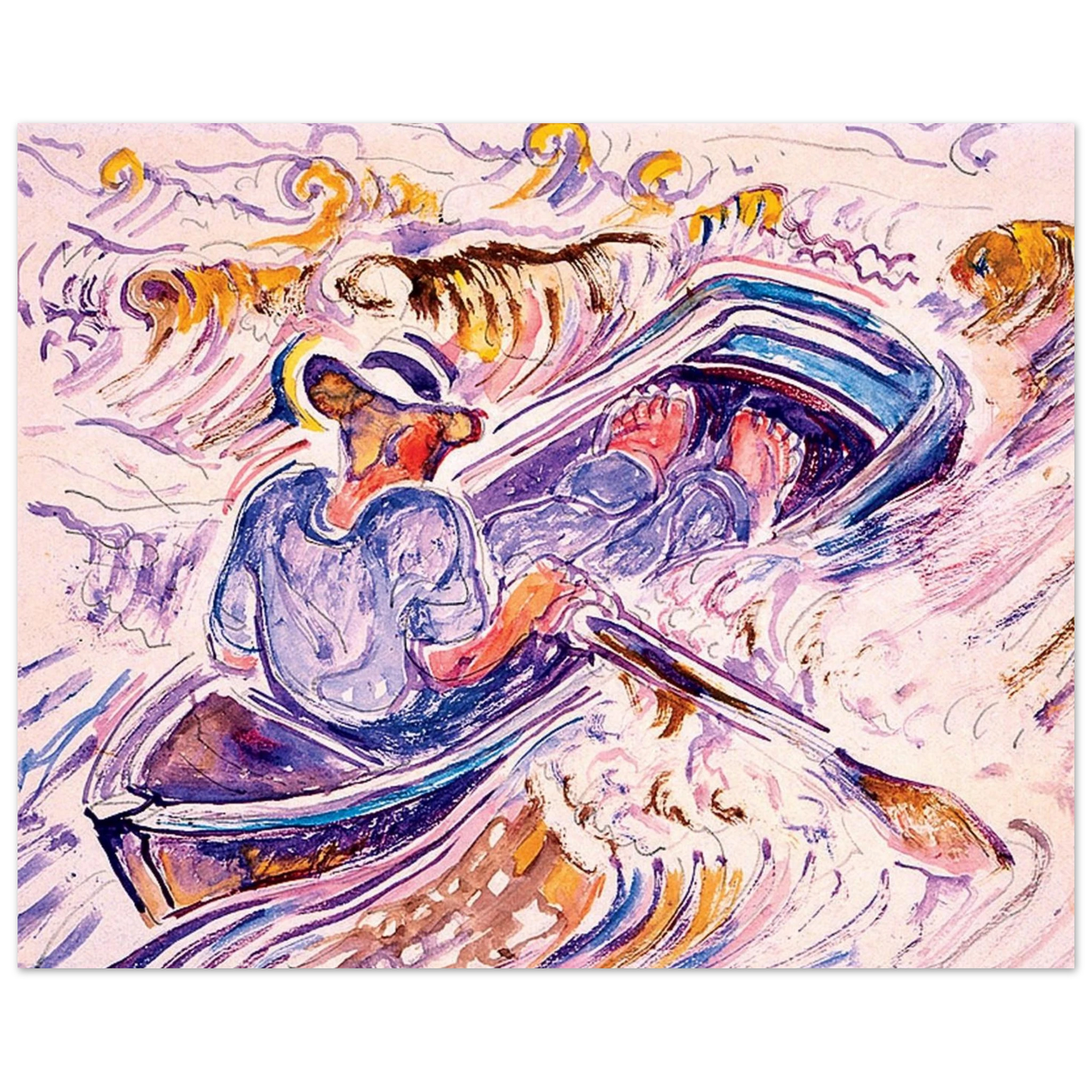 Walter Inglis Anderson - Walter Anderson Wall art - 30x45 cm / 12x18 inches - Premium Wooden Framed Poster With Fine Art Paper-canvas - Wood frame