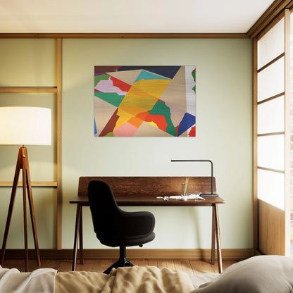 In Croce III - 1969 - Piero Dorazio Brushed Aluminum Print - 70x100 cm / 28x40 inches | Piero Dorazio Aluminum Print | Piero Dorazio Prints
