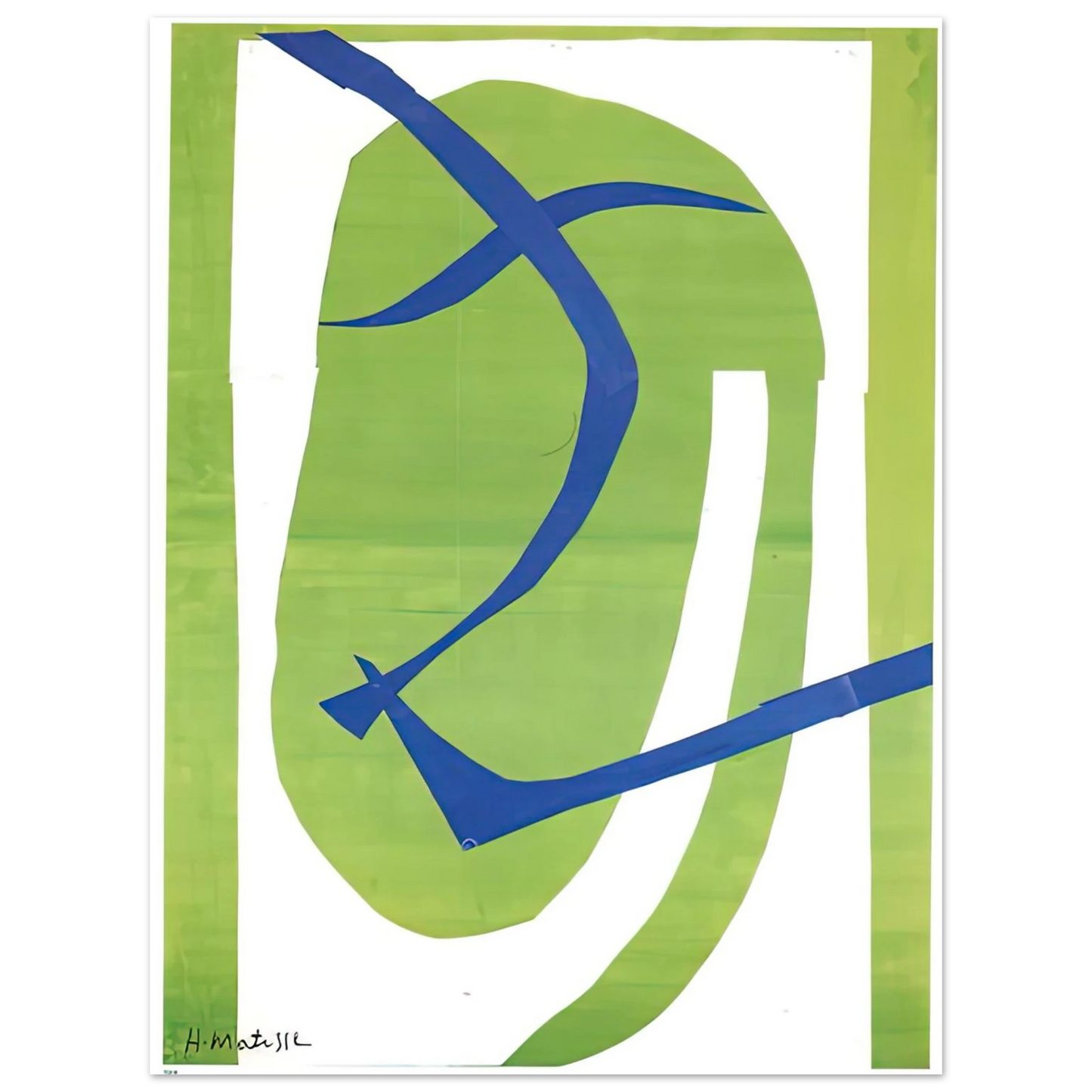 Henri Matisse - JAPANESE MASK 1950  75x100 cm / 30x40inches Fine Art Poster