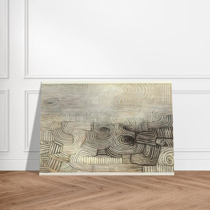 The Snowstorm - 1950 - Victor Pasmore Brushed Aluminum Print - 70x100 cm / 28x40 inches | Victor Pasmore Aluminum Print | Victor Pasmore Prints