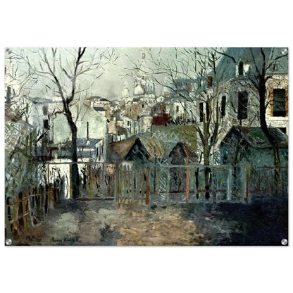 RENOIR S GARDEN - Maurice Utrillo Acrylic Print - 70x100 cm / 28x40″ inches