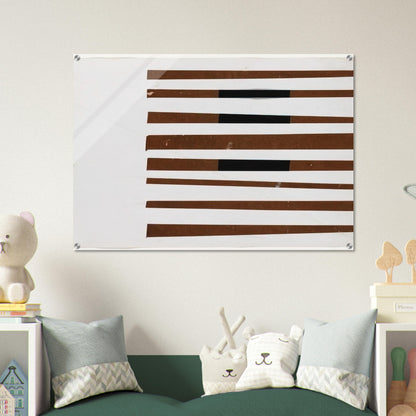 Black, Brown, White - Ellsworth Kelly Acrylic Print - 70x100 cm / 28x40″ inches