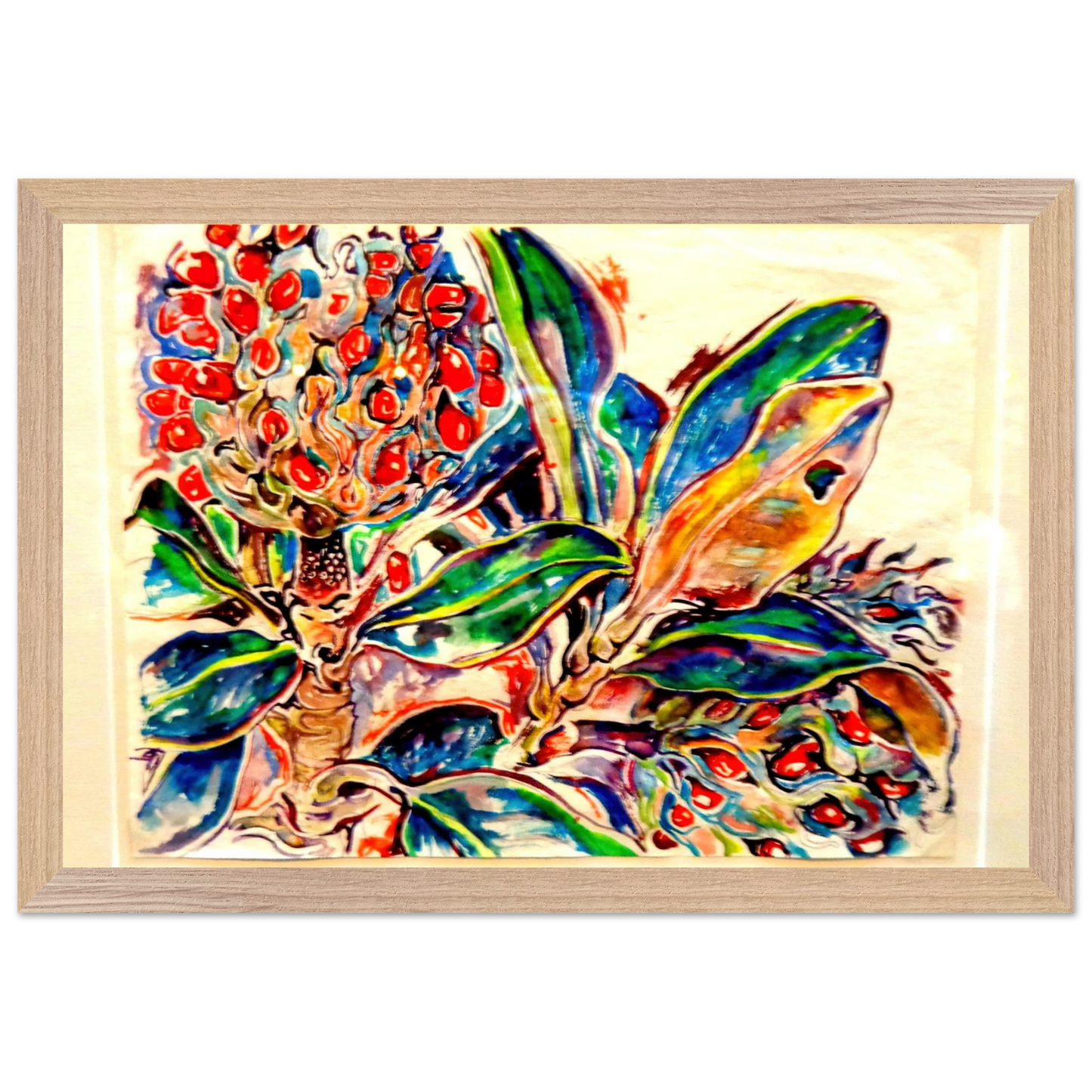 Walter Inglis Anderson - Walter Anderson Wall art - 40x50 cm / 16x20 inches - Premium Wooden Framed Poster With Fine Art Paper-canvas - Wood frame