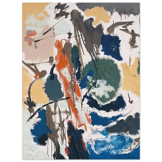John Ferren - Outdoors - 1952  75x100 cm / 30x40inches Fine Art Poster