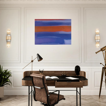 UNTITLED 1980 - Esteban Vicente Brushed Aluminum Print - 70x100 cm / 28x40 inches | Esteban Vicente Aluminum Print | Esteban Vicente Prints