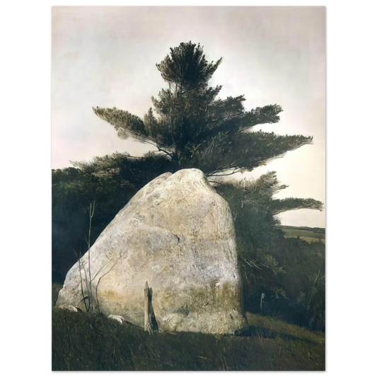 Andrew Wyeth - PENNSYLVANIA LANDSCAPE Wall Art - 21x29.7 cm / 8x12" - Fine Art Poster-canvas - -