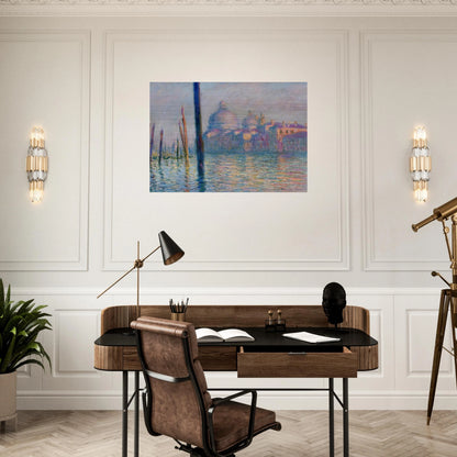 The Grand Canal in Venice 01 - claude monet Brushed Aluminum Print - 70x100 cm / 28x40 inches | claude monet Aluminum Print | claude monet Prints