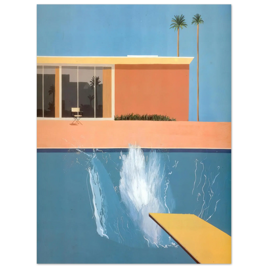 David Hockney - David Hockney Wall art - 13x18 cm / 5x7 Inches - Fine Art Poster - -