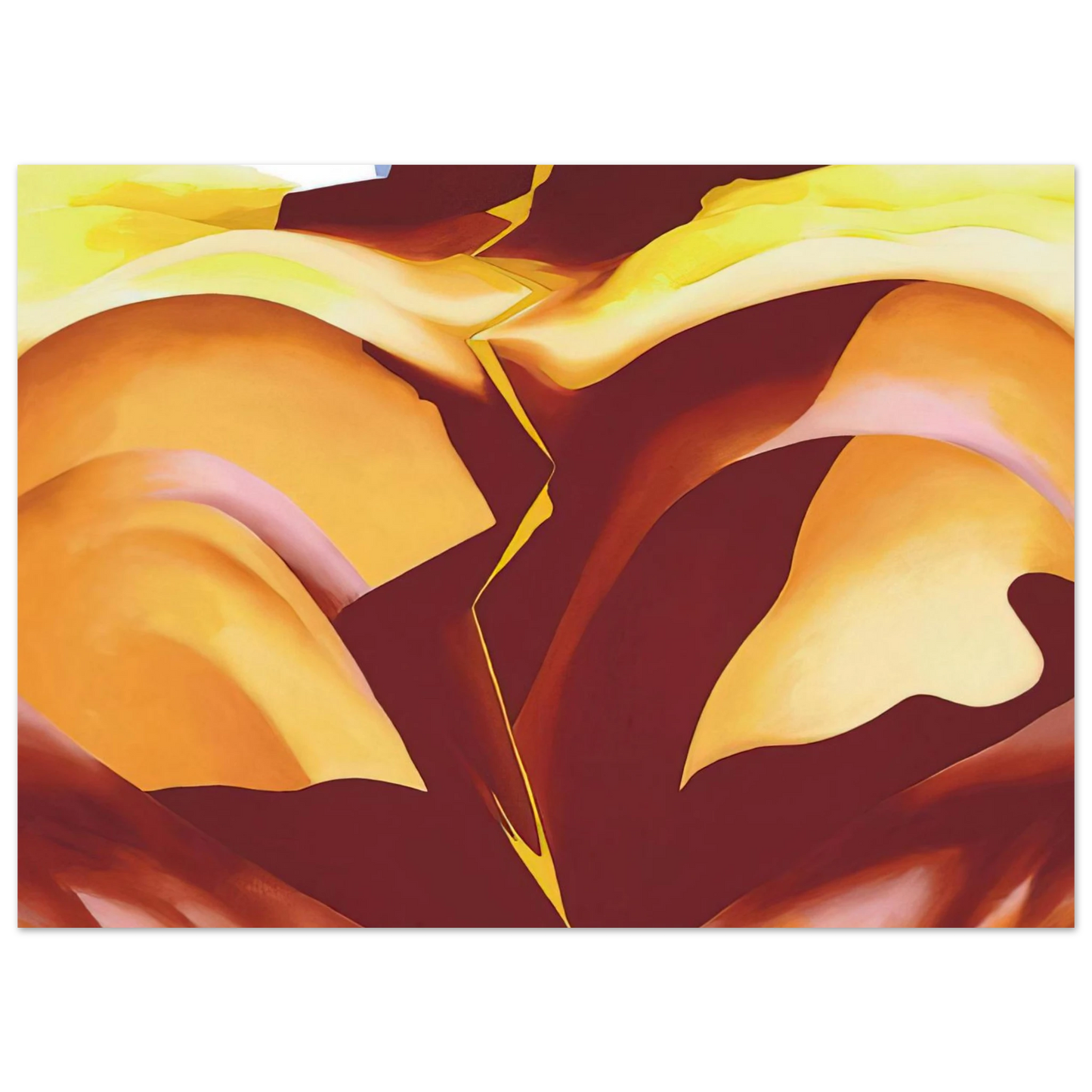 Georgia O'Keeffe - Black Place IV Fine Art Poster