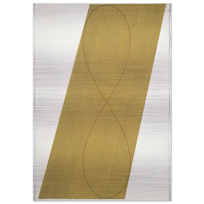 STUDY ATTIC SERIES VIII 1990 - Robert Mangold Brushed Aluminum Print - 70x100 cm / 28x40 inches | Robert Mangold Aluminum Print | Robert Mangold Prints