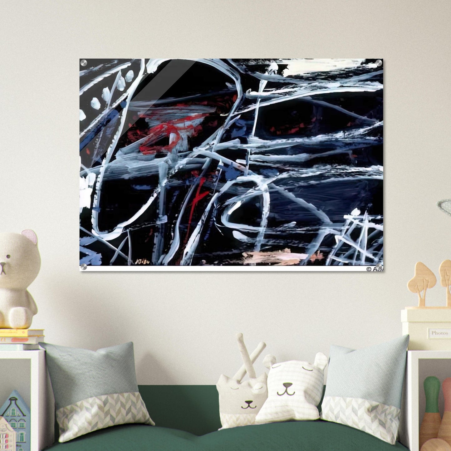 EPISODE - Jean Dubuffet Acrylic Print - 70x100 cm / 28x40″ inches