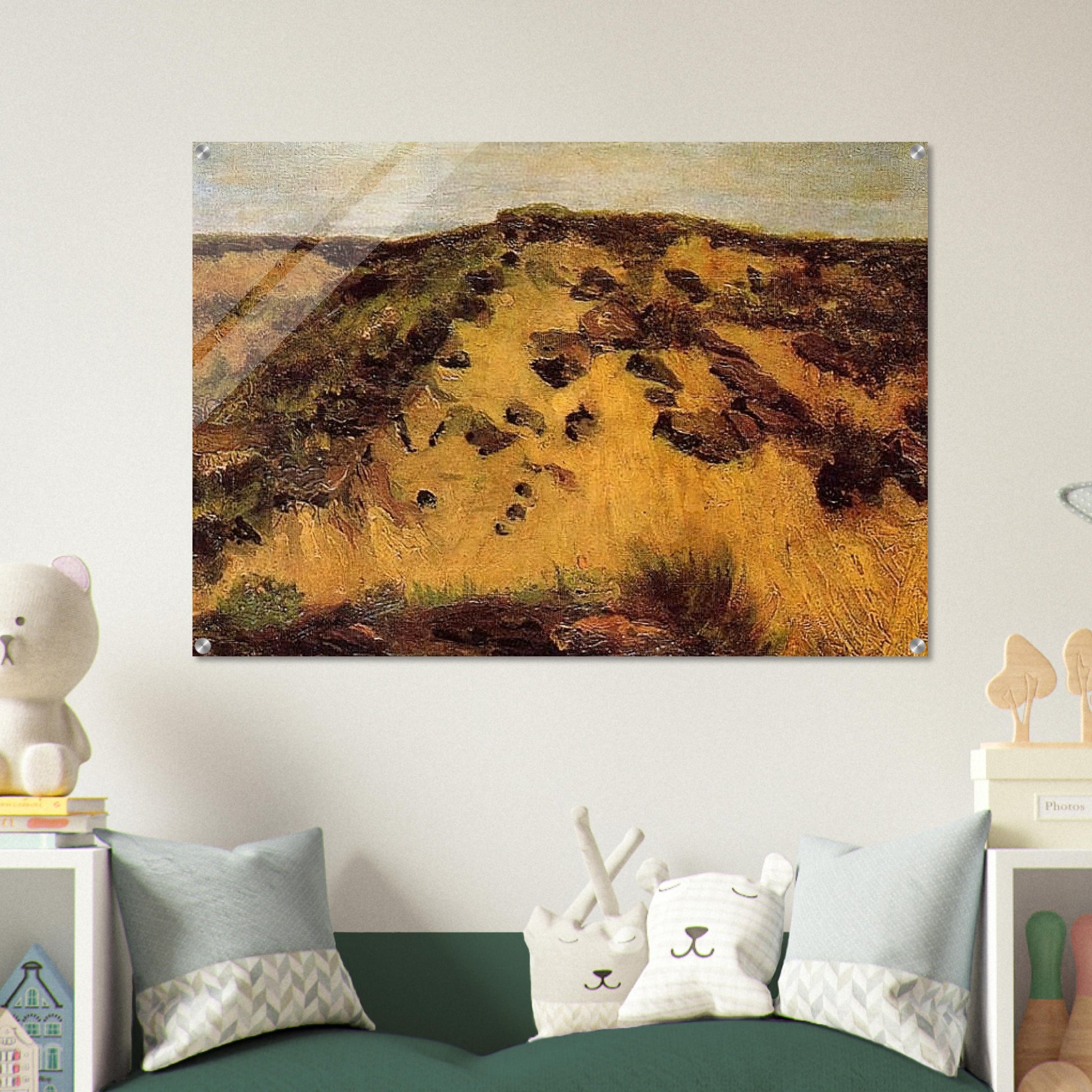 Dunes - Vincent van Gogh Acrylic Print - 70x100 cm / 28x40″ inches | Vincent van Gogh Wall Art | Vincent van Gogh Prints