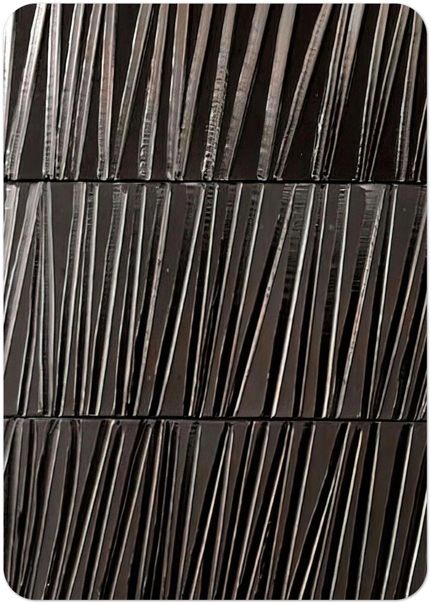 Peinture 244 x 181 cm, 23 novembre 2010 - 2010 By Pierre Soulages Pack of 10 Post Cards | Pierre Soulages Post Cards | A6 (10.5 x 14.8 cm) - 4.1 x 5.8 inches