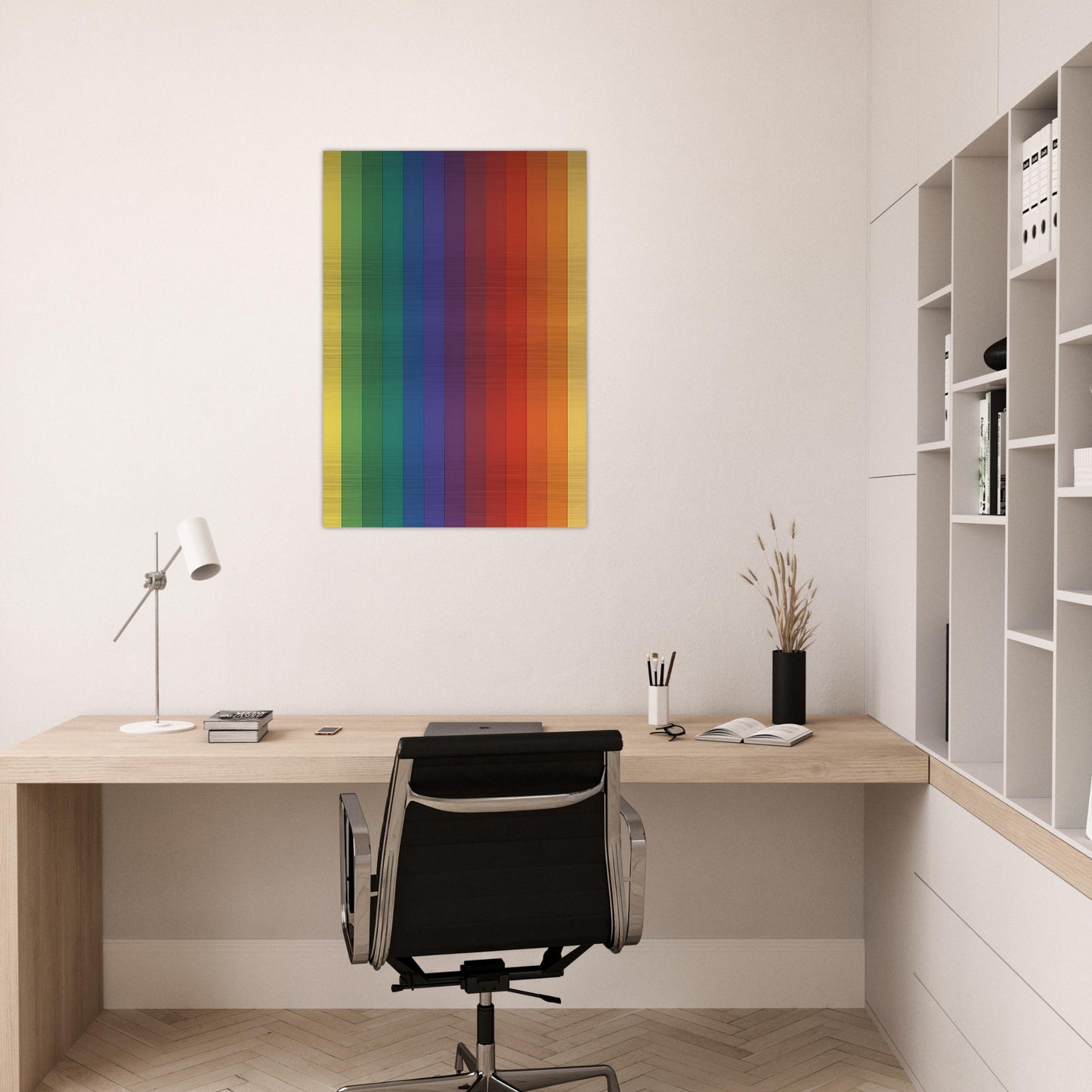 Spectrum IV - Ellsworth Kelly Brushed Aluminum Print - 70x100 cm / 28x40 inches | Ellsworth Kelly Aluminum Print | Ellsworth Kelly Prints