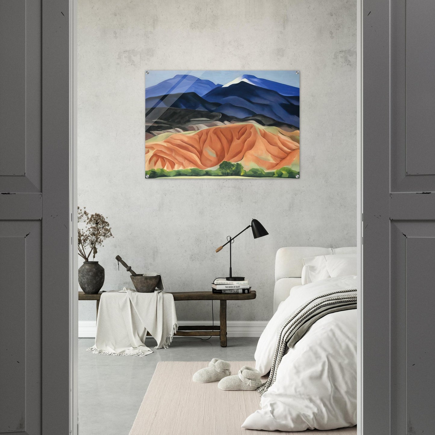 Black Mesa Landscape, New Mexico - Out Back of Mary`s II - Georgia O'Keeffe Acrylic Print - 70x100 cm / 28x40″ inches
