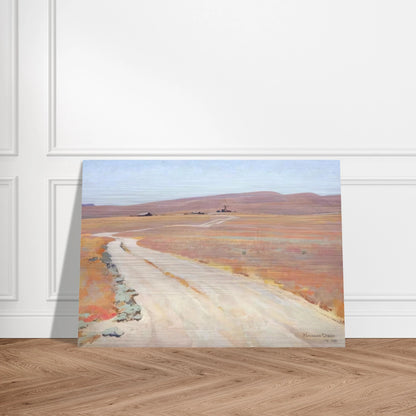ABANDONED RANCH 1935 - Maynard Dixon Brushed Aluminum Print - 70x100 cm / 28x40 inches | Maynard Dixon Aluminum Print | Maynard Dixon Prints