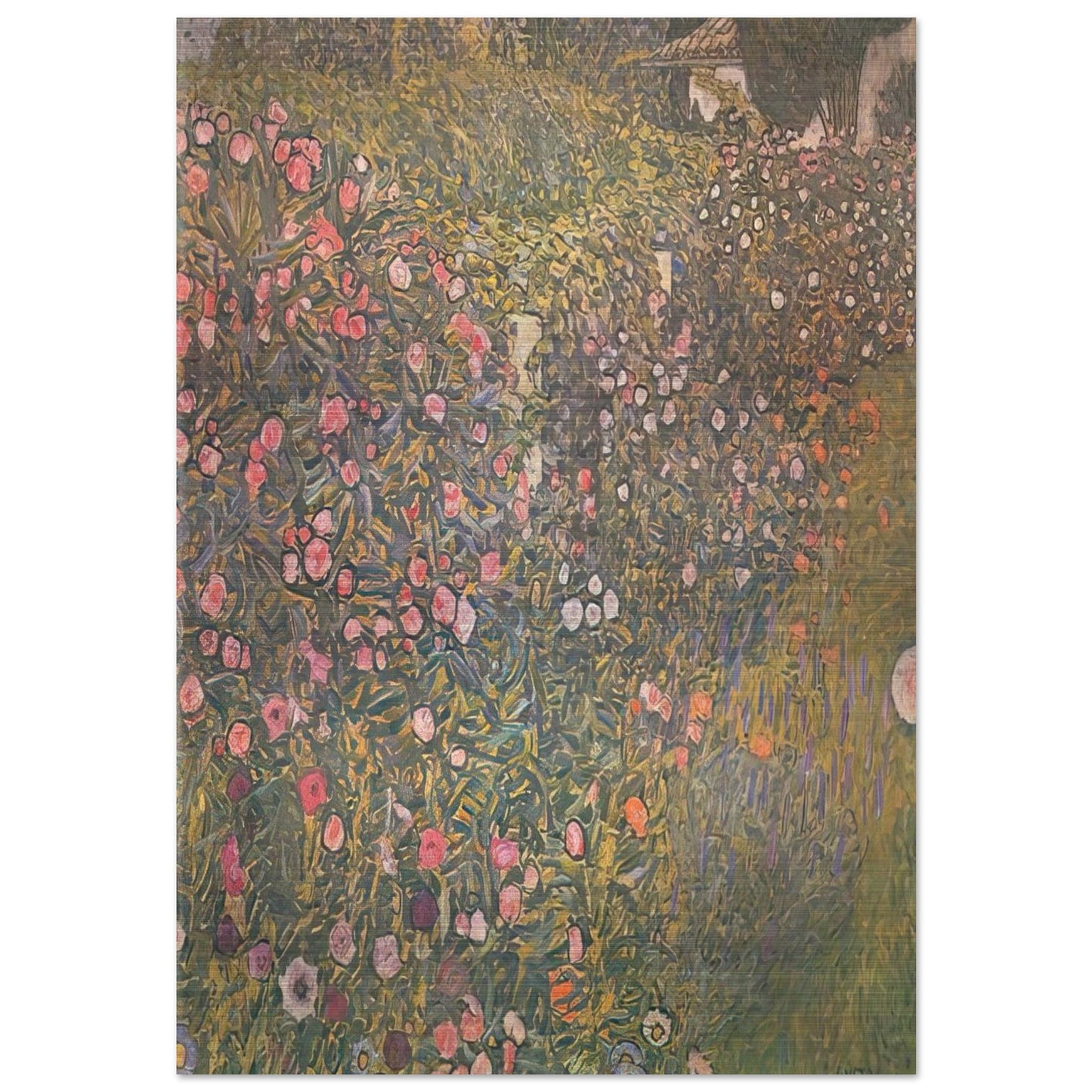 ITALIAN HORTICULTURAL LANDSCAPE - Gustav Klimt Brushed Aluminum Print - 70x100 cm / 28x40 inches | Gustav Klimt Aluminum Print | Gustav Klimt Prints