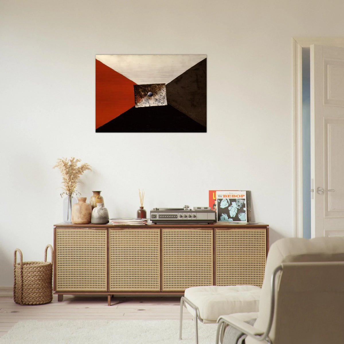 COMPOSITION MARCHAND DE COULEURS - Man Ray Brushed Aluminum Print - 70x100 cm / 28x40 inches | Man Ray Aluminum Print | Man Ray Prints