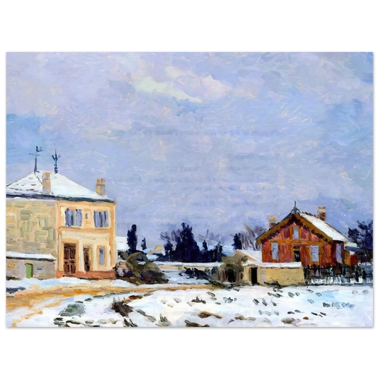 Armand Guillaumin - Neige - 1876  75x100 cm / 30x40inches Fine Art Poster